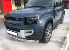 Тюнинг внедорожника Защита переднего бампера Land Rover Defender 2020