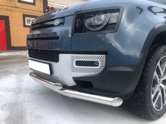 Тюнинг внедорожника Защита переднего бампера Land Rover Defender 2020