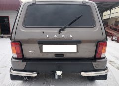 Тюнинг внедорожника Защита заднего бампера Niva 2121 Urban 2014