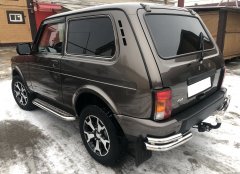 Тюнинг внедорожника Защита заднего бампера Niva 2121 Urban 2014