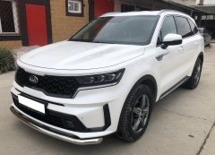 Тюнинг внедорожника Защита переднего бампера KIA Sorento MQ4 2020