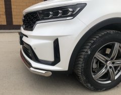 Тюнинг внедорожника Защита переднего бампера KIA Sorento MQ4 2020