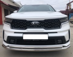 Тюнинг внедорожника Защита переднего бампера KIA Sorento MQ4 2020