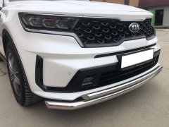 Тюнинг внедорожника Защита переднего бампера KIA Sorento MQ4 2020
