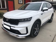 Тюнинг внедорожника Защита переднего бампера KIA Sorento MQ4 2020