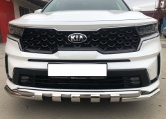 Тюнинг внедорожника Защита переднего бампера KIA Sorento MQ4 2020