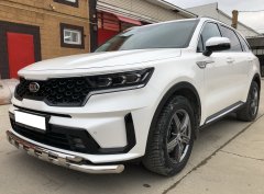 Тюнинг внедорожника Защита переднего бампера KIA Sorento MQ4 2020