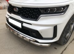 Тюнинг внедорожника Защита переднего бампера KIA Sorento MQ4 2020