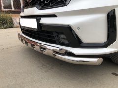 Тюнинг внедорожника Защита переднего бампера KIA Sorento MQ4 2020