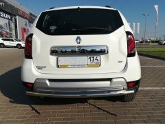 Тюнинг внедорожника Защита заднего бампера Renault Duster 2017
