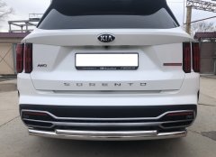 Тюнинг внедорожника Защита заднего бампера KIA Sorento MQ4 2020