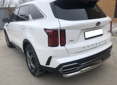 Тюнинг внедорожника Защита заднего бампера KIA Sorento MQ4 2020