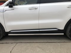 Тюнинг внедорожника Защита штатного порога труба KIA Sorento MQ4 2020