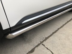 Тюнинг внедорожника Защита штатного порога труба KIA Sorento MQ4 2020