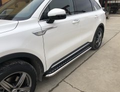 Тюнинг внедорожника Пороги с накладным листом KIA Sorento MQ4 2020