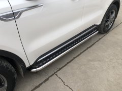 Тюнинг внедорожника Пороги с накладным листом KIA Sorento MQ4 2020