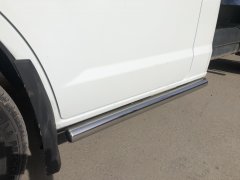 Тюнинг внедорожника Защита штатного порога труба ГАЗ Газель Next