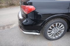 Тюнинг внедорожника Защита заднего бампера Infinity QX56 2010