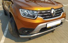 Тюнинг внедорожника Защита переднего бампера Renault Duster 2021
