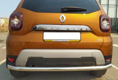 Тюнинг внедорожника Защита заднего бампера Renault Duster 2021