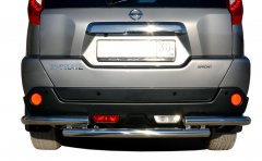 Тюнинг внедорожника Защита заднего бампера Nissan X-trail 2007-2010 (T31) Второе поколение