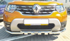 Тюнинг внедорожника Защита переднего бампера Renault Duster 2021