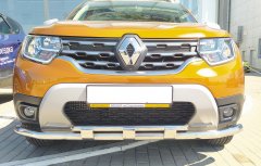 Тюнинг внедорожника Защита переднего бампера Renault Duster 2021
