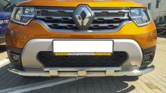 Тюнинг внедорожника Защита переднего бампера Renault Duster 2021