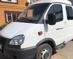 Тюнинг внедорожника Пороги с накладным листом ГАЗ Соболь