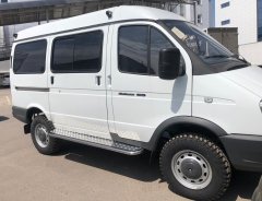 Тюнинг внедорожника Пороги с накладным листом ГАЗ Соболь