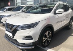 Тюнинг внедорожника Защита переднего бампера Nissan Qashqai 2017 рестайлинг