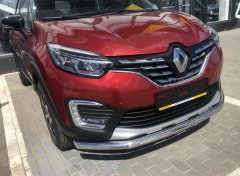 Тюнинг внедорожника Защита переднего бампера Renault Kaptur 2021