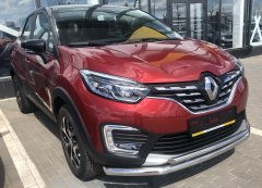 Тюнинг внедорожника Защита переднего бампера Renault Kaptur 2021