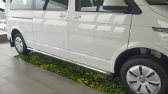Тюнинг внедорожника Защита штатного порога труба Volkswagen T-6 2015