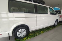 Тюнинг внедорожника Защита штатного порога труба Volkswagen T-6.1 2020