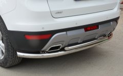 Тюнинг внедорожника Защита заднего бампера Geely Atlas 2018