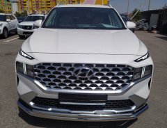 Тюнинг внедорожника Защита переднего бампера Hyundai Santa Fe 2021