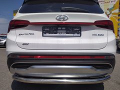 Тюнинг внедорожника Защита заднего бампера Hyundai Santa Fe 2021