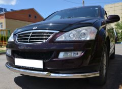 Тюнинг внедорожника Защита переднего бампера Ssang Yong Kyron 2007