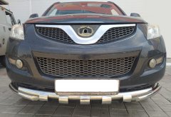 Тюнинг внедорожника Защита переднего бампера Haval H5 2020