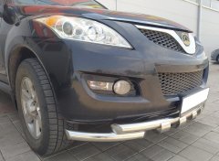 Тюнинг внедорожника Защита переднего бампера Haval H5 2020