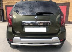 Тюнинг внедорожника Защита заднего бампера Renault Duster 2017