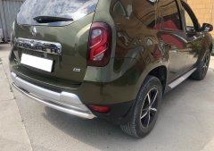 Тюнинг внедорожника Защита заднего бампера Renault Duster 2017