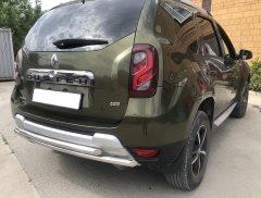 Тюнинг внедорожника Защита заднего бампера Renault Duster 2017