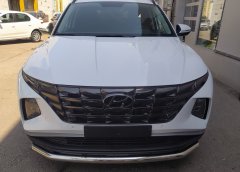 Тюнинг внедорожника Защита переднего бампера Hyundai Tucson 2021