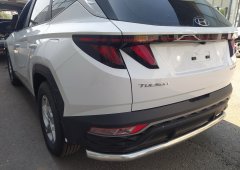 Тюнинг внедорожника Защита заднего бампера Hyundai Tucson 2021