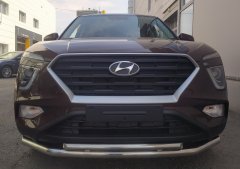 Тюнинг внедорожника Защита переднего бампера Hyundai Creta 2021