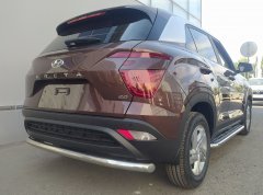 Тюнинг внедорожника Защита заднего бампера Hyundai Creta 2021