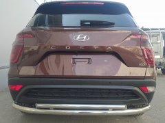 Тюнинг внедорожника Защита заднего бампера Hyundai Creta 2021