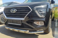 Тюнинг внедорожника Защита переднего бампера Hyundai Creta 2021